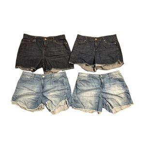 Bundle Lot of Four (4) Calvin Klein Denim Shorts Size 8
